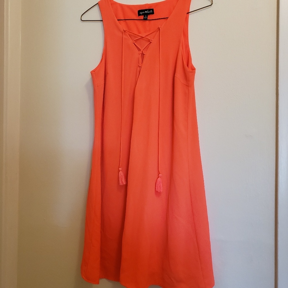 Sequin heart dress